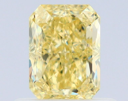 0.62 carat Fancy Yellow-VVS2 Natūralus Radiant Deimantas (1)