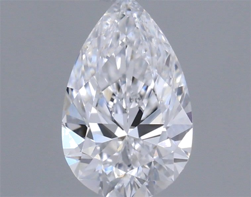 0.33 carat D-VVS2 Natūralus Pear Deimantas (1)