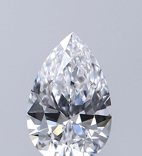 0.55 carat D-IF Natūralus Pear Deimantas (1)
