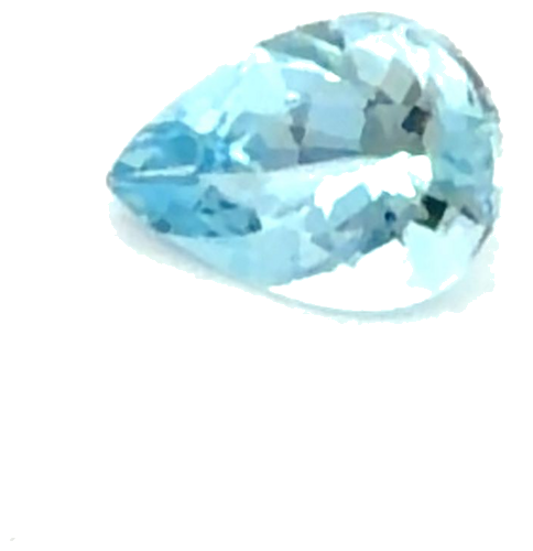 0.57 carat BLUE Pear Aquamarine (1)