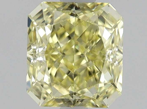 0.51 carat Fancy Yellow-VVS1 Natūralus Radiant Deimantas (1)