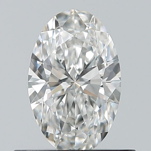 0.53 carat F-VVS2 Natūralus Oval Deimantas (1)