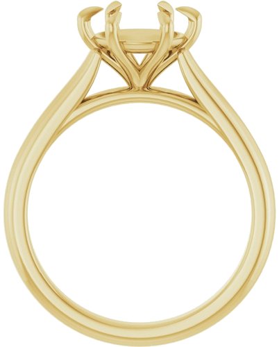 Sužadėtuvių Žiedas „Claw-Prong“ 14k yellow gold Round 8mm (2)
