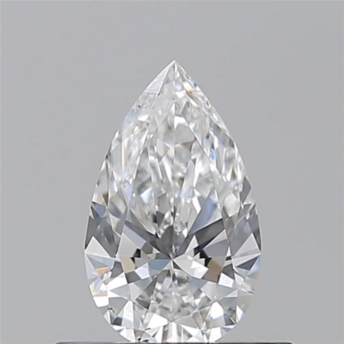 0.5 carat E-SI1 Natūralus Pear Deimantas (1)