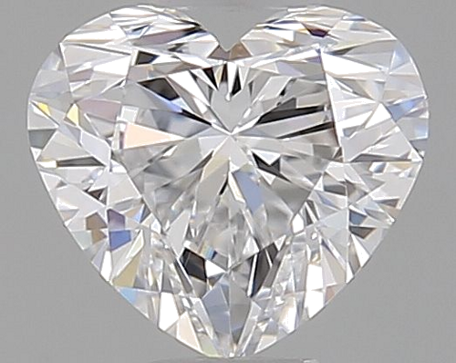 0.36 carat D-VVS1 Natūralus Heart Deimantas (1)