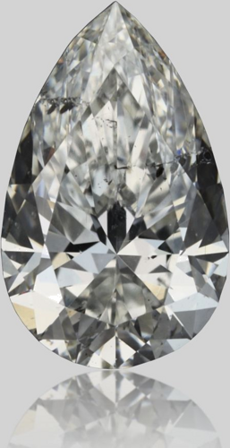0.49 carat G-SI2 Natūralus Pear Deimantas (1)