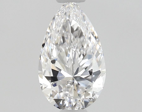0.52 carat D-FL Natūralus Pear Deimantas (1)