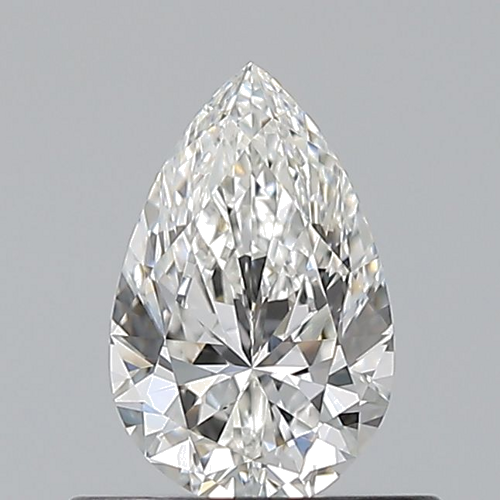 0.5 carat F-VVS1 Natūralus Pear Deimantas (1)