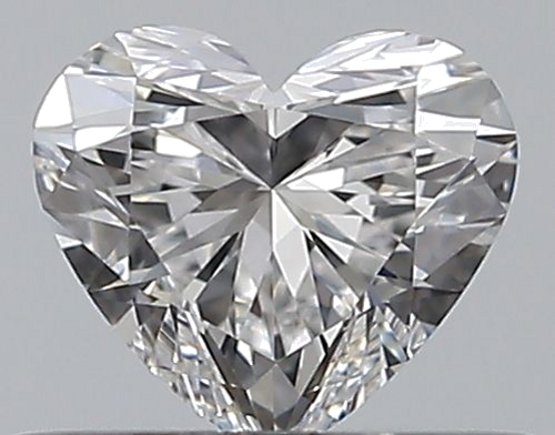0.33 carat E-VVS2 Natūralus Heart Deimantas (1)