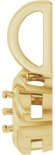 Pakabukas „Knot“ 14k yellow gold Round 3mm (3)