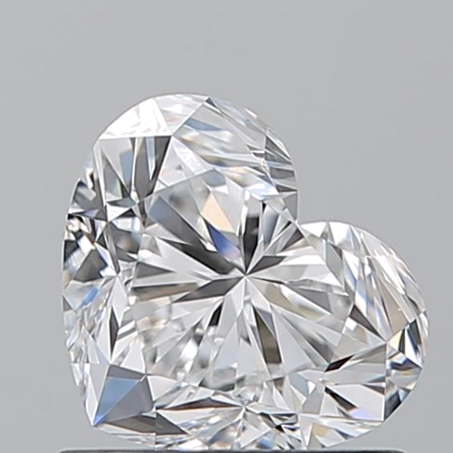 0.92 carat D-VVS1 Natūralus Heart Deimantas (1)