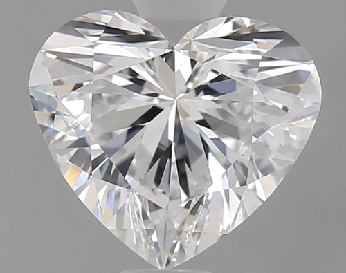 0.9 carat D-VVS2 Natūralus Heart Deimantas (1)