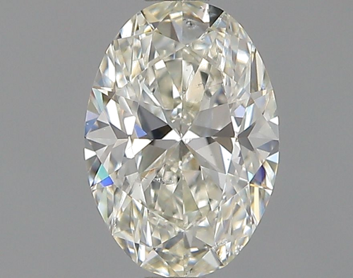 0.52 carat I-SI1 Natūralus Oval Deimantas (1)