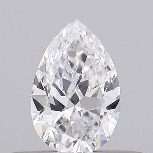0.25 carat D-VVS1 Natūralus Pear Deimantas (1)