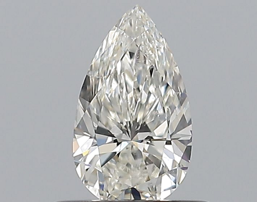 0.5 carat I-SI1 Natūralus Pear Deimantas (1)
