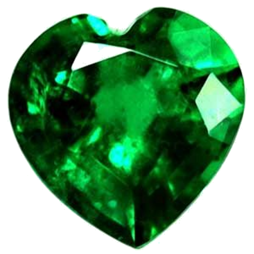 0.6 carat GREEN Heart Smaragdas (1)