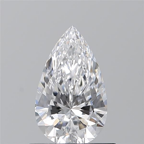 0.7 carat D-IF Natūralus Pear Deimantas (1)