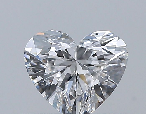 0.33 carat F-VVS2 Natūralus Heart Deimantas (1)