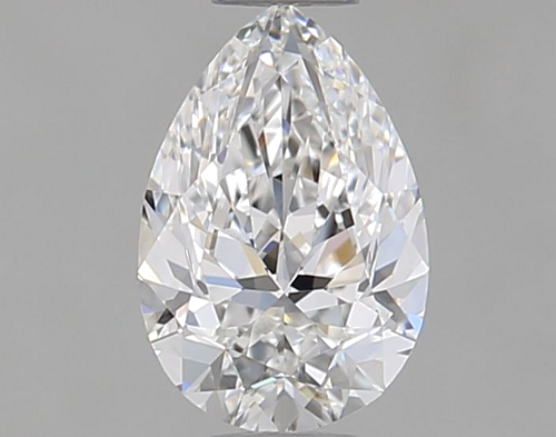 0.5 carat F-VVS1 Natūralus Pear Deimantas (1)