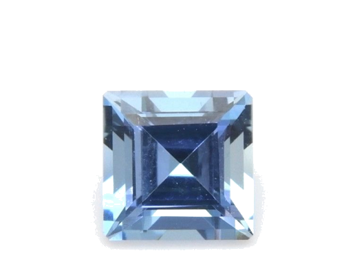 0.26 carat BLUE Princess Aquamarine (1)