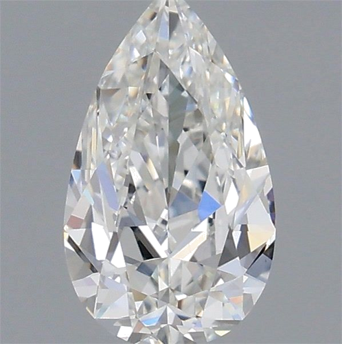 0.53 carat H-VS1 Natūralus Pear Deimantas (1)