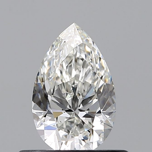 0.5 carat H-VS1 Natūralus Pear Deimantas (1)
