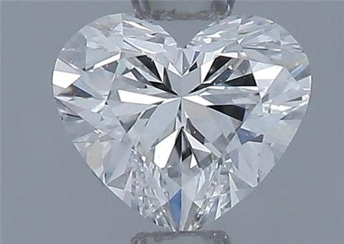 0.5 carat E-VS1 Natūralus Heart Deimantas (1)