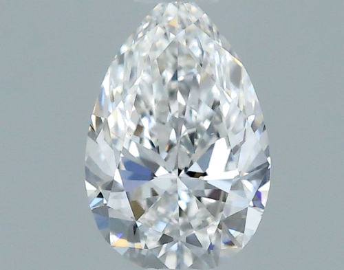 0.3 carat E-VS1 Natūralus Pear Deimantas (1)