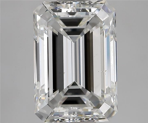 2.9 carat F-SI1 Natūralus Emerald Deimantas (1)