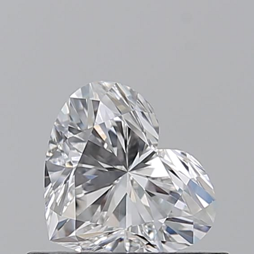 0.53 carat F-VVS2 Natūralus Heart Deimantas (1)