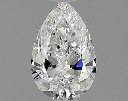 0.7 carat D-SI1 Natūralus Pear Deimantas (1)