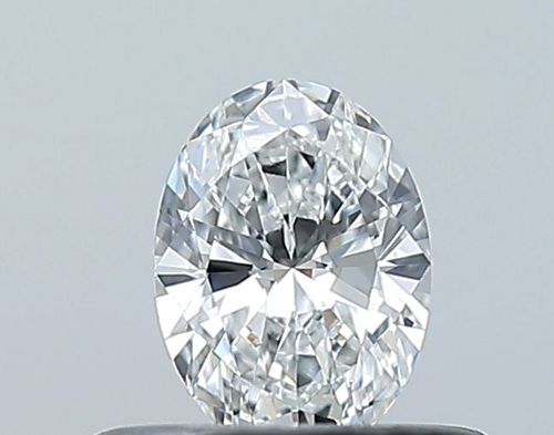 0.3 carat E-VVS2 Natūralus Oval Deimantas (1)
