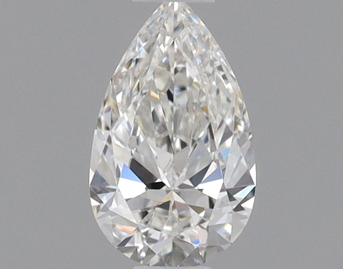 0.33 carat G-VVS1 Natūralus Pear Deimantas (1)