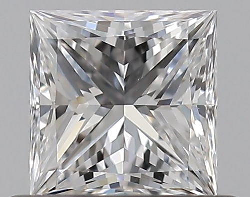 0.51 carat D-VVS2 Natūralus Princess Deimantas (1)