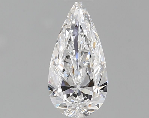 0.5 carat D-VS2 Natūralus Pear Deimantas (1)