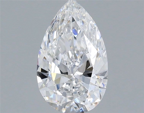 0.61 carat D-VVS1 Natūralus Pear Deimantas (1)