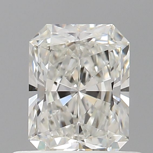 0.51 carat G-VVS1 Natūralus Radiant Deimantas (1)