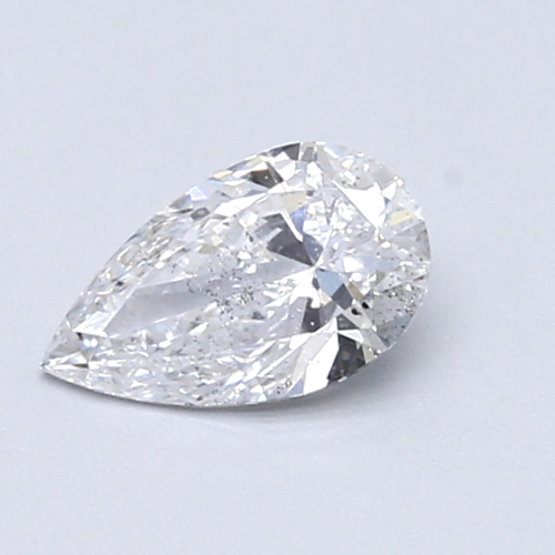 0.61 carat D-SI2 Natūralus Pear Deimantas (1)