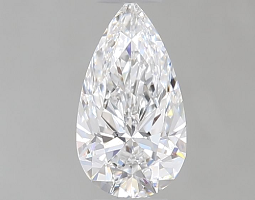 0.33 carat E-VVS1 Natūralus Pear Deimantas (1)