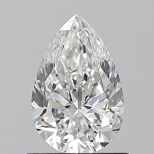 0.9 carat E-SI1 Natūralus Pear Deimantas (1)