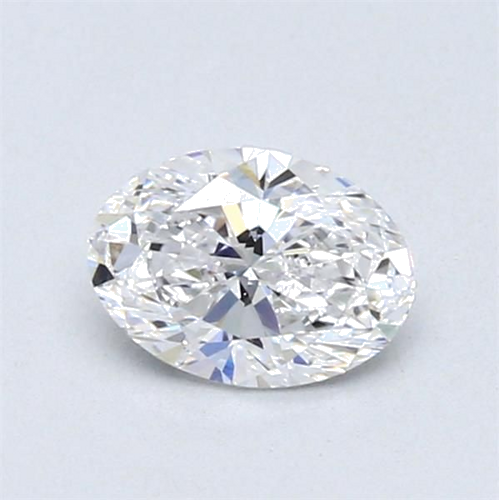 0.58 carat D-VVS2 Natūralus Oval Deimantas (1)