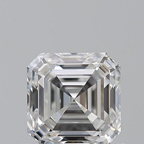 0.75 carat F-VVS2 Natūralus Asscher Deimantas (1)