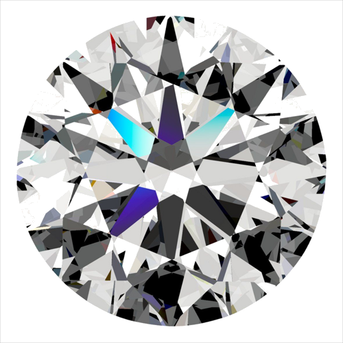 0.41 carat D-VS2 Excellent cut Natūralus Round Deimantas (1)