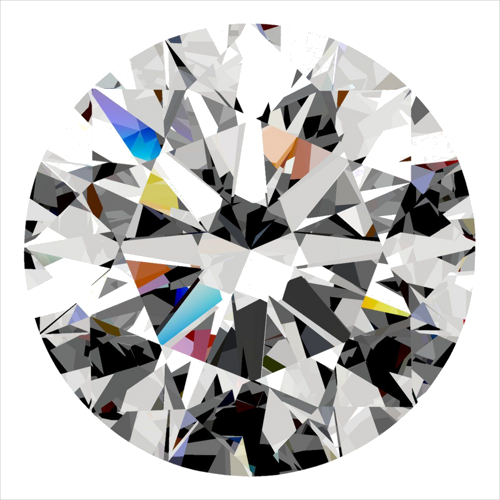 0.31 carat F-SI1 Excellent cut Natūralus Round Deimantas (1)