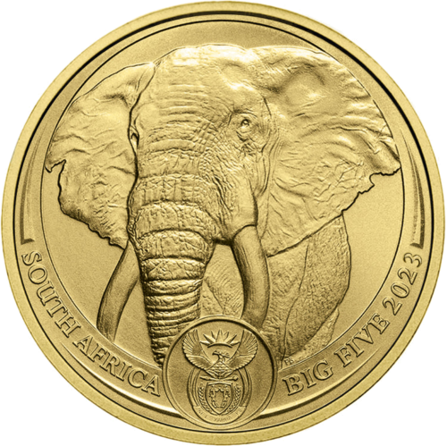 1 oz Elephant (Big Five) 2023 South Africa 9999 Gold Coin (1)