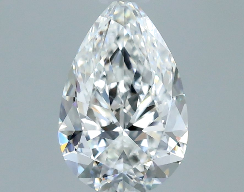 0.55 carat E-VVS1 Natūralus Pear Deimantas (1)