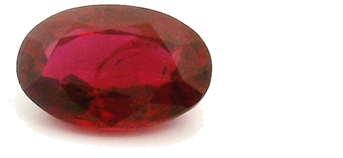0.58 carat RED Oval Rubinas (1)