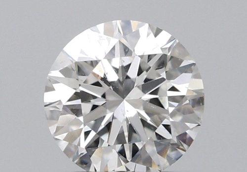 0.42 carat F-SI2 Excellent cut Natūralus Round Deimantas (1)