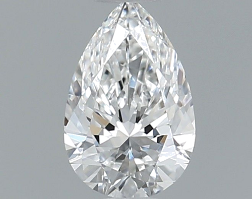 0.43 carat F-VS2 Natūralus Pear Deimantas (1)