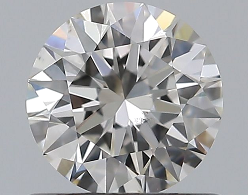 0.66 carat G-SI1 Excellent cut Natūralus Round Deimantas (1)